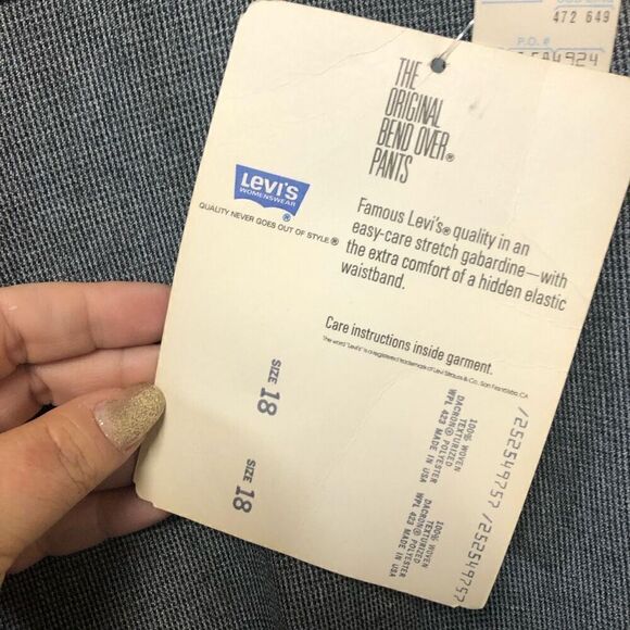 Levis Vintage Bend Over Size 18 Pants NWT - Picture 4 of 8